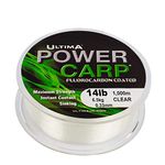 Ultima Power Carp Strong Fluorocarbon Carp Fishing Mainline - Clear, 0.36 mm - 16.0 lb