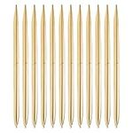 Juvale 12 Pack Gold Ballpoint Pens 