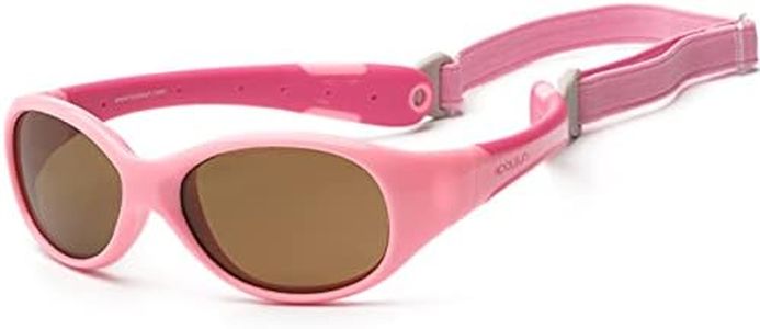 Koolsun Flex Sunglasses for 0-3 Years Baby, Pink Sorbet