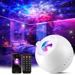 PIKOY 360 Lights Galaxy Projector+15 White Noise Machine Bluetooth,Birthday Gifts for Women 18th Birthday Gifts for Girls Gifts Boys,Night Light Led Lights for Bedroom Decor Home Decoration Room Decor