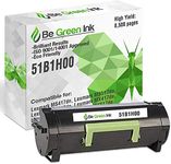 Be Green Ink Compatible Toner Cartridge for Lexmark MS417 MX417 MS517 MX517 MX617 MS417dn MS517dn MS617dn MX417de MX517de MX617de - 51B1H00 Black Toner (8.5k Yield)