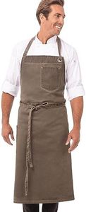 Chef obras envejecido de chef babero Delantal, ABCAQ004-EAB-0