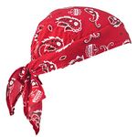 Ergodyne Chill-Its 6710 Evaporative Cooling Triangle Hat, Red Western