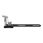Brondell MBH-40-B CleanSpa Luxury Handheld Bidet Attachment for Toilet with Stainless Steel Holster and Built-in Shut Off Valve, Dual Spray Options, Includes Spiral Metal Hose, Black
