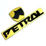 Rhino Emblem Logo Petrol Sticker for Car Accessories - Tyre Tattoo