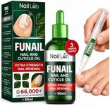 NAIL LAB Premium Fu Nail Elixir for Toenails - 50 ml | Includes 3 ml Pen & File | Extra Strong Nail Care Strengthener | Contains Tea Tree Oil | Repair Damaged Nails & Cuticles | Anti-Fungus Supplies