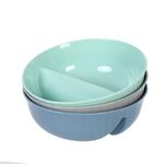 UItrccqapd Anti-soggy Cereal Bowls,BPA Free PP Material,Salad Bowl,Can Be Sub-packaged,Microwave Safe,for snacks,salads,soups,Ice Cream Topping,Yogurt Berries,Fries Ketchup(3 Pk)