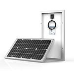 ACOPOWER Mono Solar Panel for 12 Volt Battery Charging, Off Grid, 30W