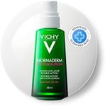 Vichy Normaderm Anti-Acne Salicylic Acid Lotion with Hyaluronic Acid, Vitamin C & Probiotics. Clears acne, pimples & clogged pores. 24H hydrating face moisturizer. Oil-Free, Non-Comedogenic, 50 mL