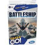 Hasbro Gaming Battleship Grab and Go Game, Portable Game for 2 Players, Travel Game for Kids