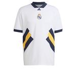 adidas Unisex Real Madrid Icon Jersey - Soccer, Jerseys White