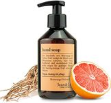 Jean & Len Hand Soap Blood Orange & Vetiver, Gently Cleans Hands, Liquid Soap in Pump Dispenser for Pure and Nourished Hands, Fruity Woody Fragrance, No Parabens, Silicone & Microplastic, Vegan, 250 ml