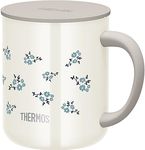 Thermos JDG-452LTD B-FL Vacuum Insulated Mug, 15.9 fl oz (450 ml), Blue Flower