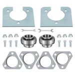 HIAORS 1'' Go Kart Live Axle Bearing Kit for Predator 212 Manco Go Cart Parts Mini Bike Trike Off Road ATV Accessories w/Bearing Hangers 3-Hole Flangettes Mounting Hardware Kit Assembly