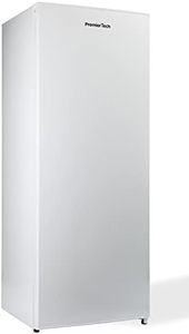 PremierTech, Congelatore Verticale da 160 Litri, Freezer, 3 Cassetti, 2 Sportelli, Risparmio Energetico, Libera Installazione, Porta Reversibile, Termostato Regolabile, Bianco, PT-FR153