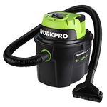 WORKPRO Wet and Dry Vacuum Cleaner 1200W, 3-in-1 10L Container Multipurpose Vacuum with Blow Fuction for DIY, Car, Garage, Workshop, Home