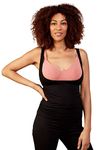 Tilbea London Ltd Women's Sleeveless Nursing Vest, Under Bust Nursing Vest (as8, Alpha, s, Regular, Regular, Black)