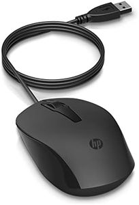 HP 150 Wired Mouse, 1600 DPI Sensor, Ergonomic Left/Right Mouse suitable for Remote Working, 240J6AA