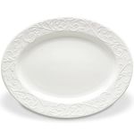 Lenox 806674 Opal Innocence Carved 16" Oval Serving Platter