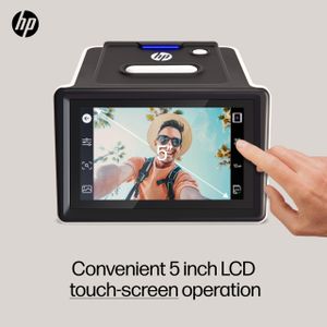 HP FilmScan Touch Screen Photo Scanner – High-Resolution Film Digitizer