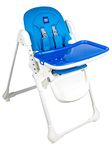 Mee Mee Ultra Sleek Baby High Chair with 7 Height Adjustment Levels 3 Compact Folding Chair with Feeding Tray (Blue) (Blue)
