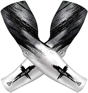 Compression Arm Sleeves For Sun Protection upf 50+ - Athletic Baseball Basketball Golf Football Sun Sleeves - Cooling Sleeves To Cover Arms - Driving Sun Protector - Tattoo Cover Up Sleeve