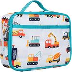 Wildkin Kids Insulated Lunch Box Bag for Boys & Girls, Reusable Kids Lunch Box is Perfect for Elementary, Ideal Size for Packing Hot or Cold Snacks for School & Travel Bento Bags (Modern Construction)