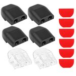 Fofuo 6 PCS Deer Whistles for Cars Deer Whistles Wildlife Warning Self-Adhesive Animal Alert Whistle Warning Car Device Deers Alarm Road Safety Horn Device with Tape for Cars, Vehicles, Motorcycles
