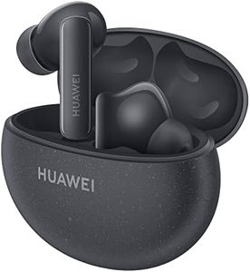 Huawei FreeBuds 5i Wireless Earbuds - Noise Cancelling with Long Battery Life - Bluetooth and Water-Resistant in-Ear Headphones with Hi-Res Sound Certified, Nebula Black