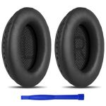 T Tersely Professional Earpads Cushions for Bose Headphones, Replacement Ear Pads for Bose QuietComfort QC35 ii QC15 QC25 QC2 QC35/Ae2 Ae2i Ae2w/SoundTrue & SoundLink Around (Black)