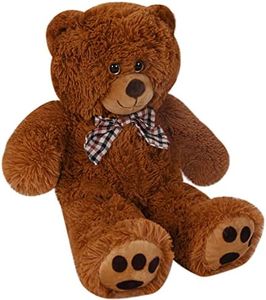 Monzana Ours en Peluche Nounours L 50cm Brun Doudou Peluche Ours en Peluche Teddy Cadeau Enfant Adulte Jouet