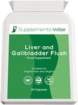 Liver and Gallbladder Flush - 60 Capsules - Powerful Liver Support Supplements - Liver Cleanse Detox and Repair Complex - 12 Ingredient Liver Detox Formula Inc Choline - Liver Tablets Supplements