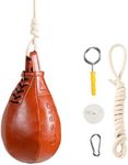 Boxing Slip Bag, UWTHFIT Speed Bag Boxing Dodge Bag Maize Slip Ball for Boxing Reflexes & Reaction Practice, Perfect for Boxing, MMA or Combat Sport Training (Unfilled)