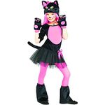 Forever Young Girls Cute Kitty Cat Costume Halloween Fancy Dress Outfit (AGE 9-10)