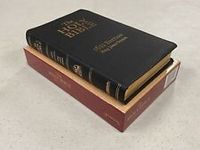 New Sealed 1611 Edition KJV King James Bible Genuine Leather Black w/ Apocrypha