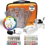 Watson and Webb Complete Airbrush Cake Decorating Kit with 25 Colours and 3 Cleaners