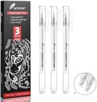 GETHPEN White Gel Pens, 1.0mm Extra