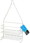 Immerse 2153 Shower Organiser White PVC Large, White