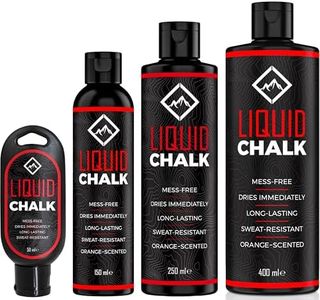 SURVIVOR 250ML Liquid Chalk – Gym Chalk for Weightlifting, Rock Climbing, Bouldering, Gymnastics, Pole Grip, & More - Lifting Chalk & Climbing Chalk for Dry Hands - Liquid Grip Hand Chalk for Lifting