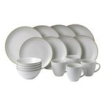 Royal Doulton Gordon Ramsay Maze Grill 40034497 16 Pc Dinnerware Set White, Stoneware