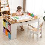IKALIFE Kids Art Table and Chair - 