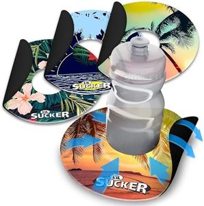 Lil Sucker Suction Cup Holder – Universal Drink Holder for Paddle Board, Kayak, ATV & Boat – Clip-On Coffee, Anti-Spill - 4 Pack