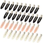 36Pcs No Bend No Crease Hair Clips- Styling Duck Bill Clips Alligator Hair Barrettes for Styling Sectioning Christmas Small Gifts for Women Girl Salon Hairstyle Hairdressing Bangs Waves Makeup