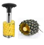 Attachh Pine Apple Cutter Tool, Pineapple Peeler Corer, Pine Apple Slicer Cutter Stainless Steel (Pack of 1.)