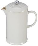 Le Creuset Stoneware French Press, 34 oz., White