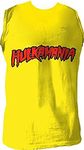 Hulk Hogan Hulkamania Sleeveless T-Shirt Gold [Apparel] Size: X-Large