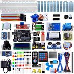 Smraza Ultimate Starter Kit for Arduino Project with Tutorial, 200pcs Components Compatible with Arduino 9V1A Power Supply (67 Items)