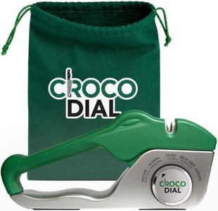 Croco Dial 5-in-1 Knife Sharpener for Straight & Serrated Knives