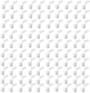 Clothes Hanger Connector Hooks 100pcs,Space Saving Hangers for Clothes,Hangers Space Saving for Closet Hooks,Hanger Hooks for Plastic Hangers,Kids Hangers,Coat Hanger Clips