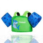 Gogokids Toddler Swimming Float Vest, Arm Bands Kids Swim Vest with Shoulder Harness Baby Floats Swimming Training Jacket for 1-6 Years / 11-30 kg Boys Girls Perfect for Pool, Learn to Swim and Beach